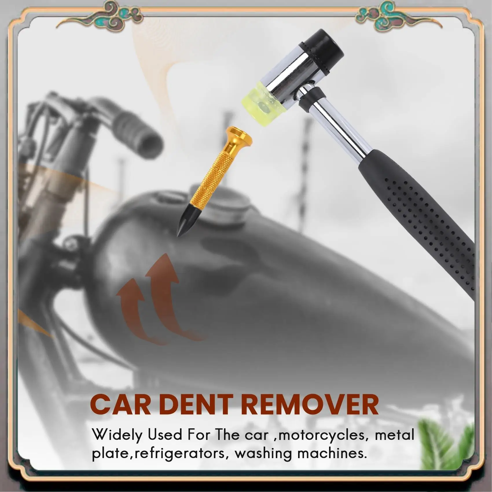 Надежные-10 шт., инструменты для ремонта вмятин без покраски кузова автомобиля с ударной головкой, набор инструментов для ремонта вмятин
Надежные-10 шт., инструменты для ремонта вмятин без покраски кузова автомобиля с ударной головкой, набор инструментов для ремонта вмятин