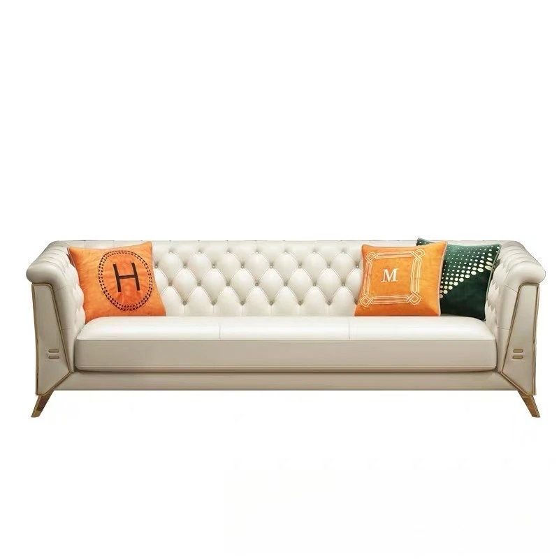 Italian light luxury leather art sofa small apartment fully equipped post-modern ins Hong Kong style model room sofa
Italian light luxury leather art sofa small apartment fully equipped post-modern ins Hong Kong style model room sofa