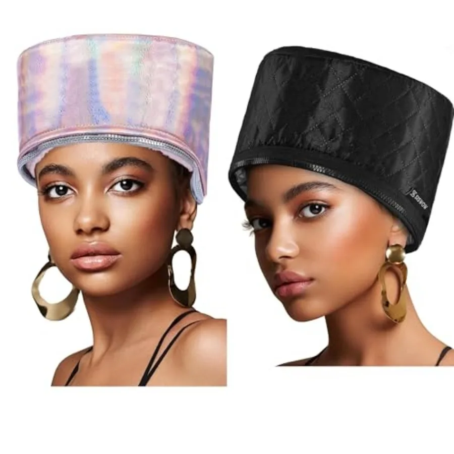 Heating Cap for Deep Conditioner w/10-level Heats Up Quickly, Hair Steamer for Natural Black Hair Home Use
Heating Cap for Deep Conditioner w/10-level Heats Up Quickly, Hair Steamer for Natural Black Hair Home Use