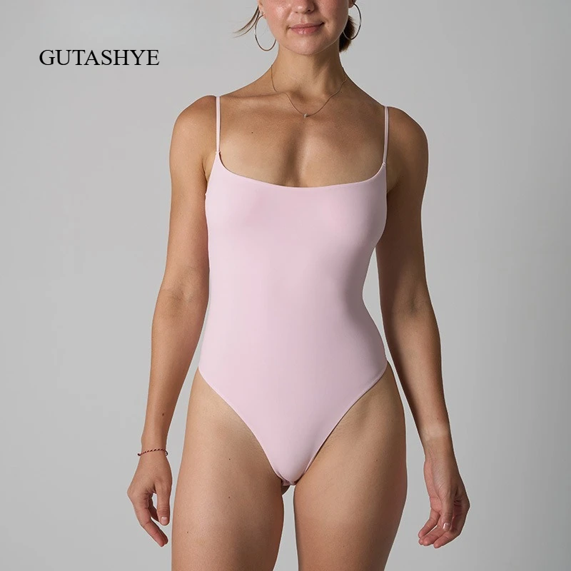 Women Cami Double Layer Bodysuit High Elasticity Tummy Control Slim Fit Thong Base Layer Shapewear for Under Dresses
Women Cami Double Layer Bodysuit High Elasticity Tummy Control Slim Fit Thong Base Layer Shapewear for Under Dresses