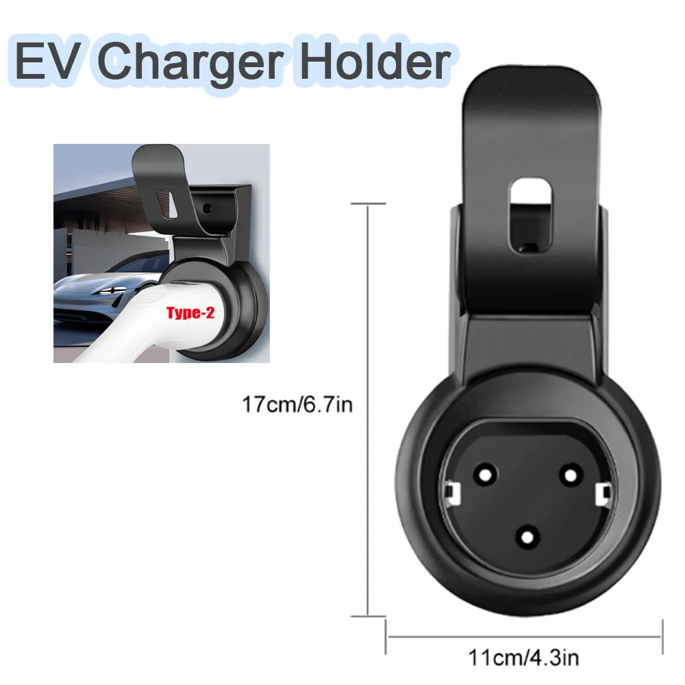 2025 EV Charger Holder With Hook For Electric Vehicle Type 2 Charging Cable Organizer Wall Mount Holster Dock For Type2 Black
2025 EV Charger Holder With Hook For Electric Vehicle Type 2 Charging Cable Organizer Wall Mount Holster Dock For Type2 Black