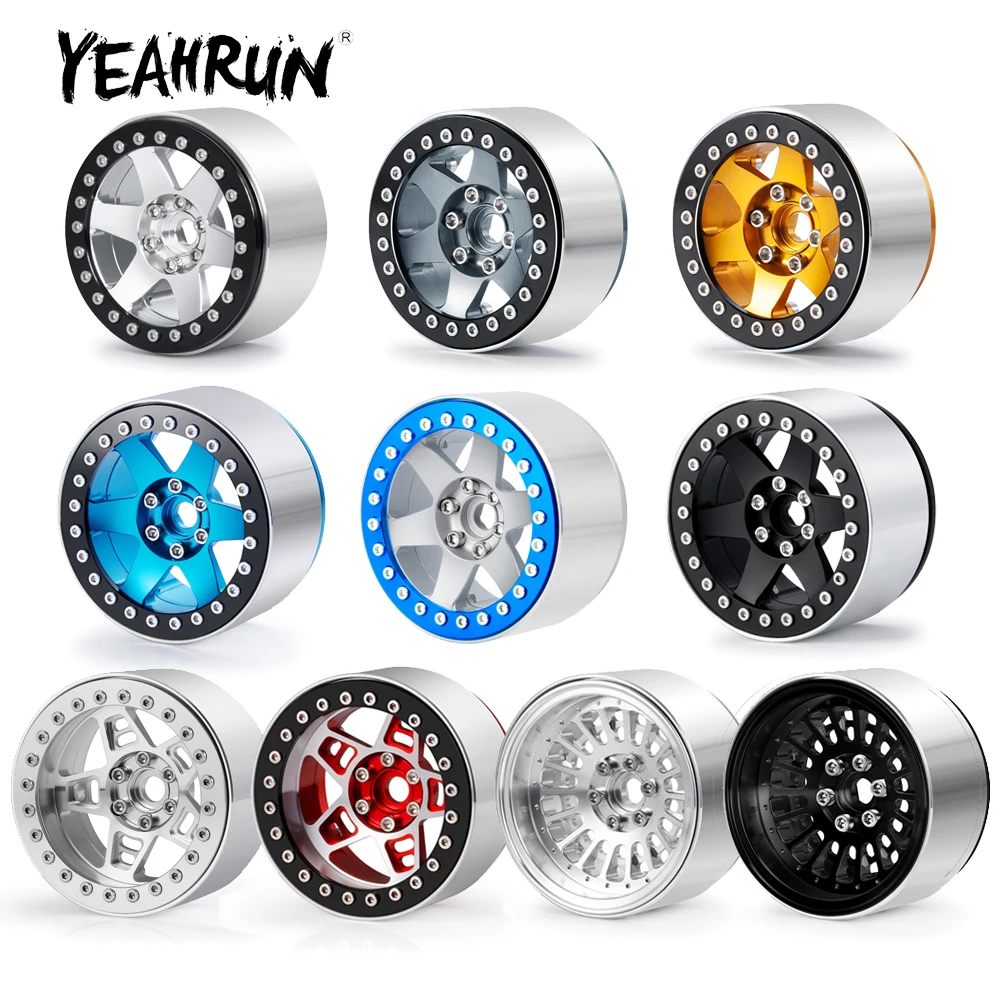 YEAHRUN 4Pcs Alu Alloy Beadlock 2.2 inch 25mm Wheel Rims Hubs for Axial SCX10 90046 Wraith TRX-4 1/10 RC Car Upgrade Parts
YEAHRUN 4Pcs Alu Alloy Beadlock 2.2 inch 25mm Wheel Rims Hubs for Axial SCX10 90046 Wraith TRX-4 1/10 RC Car Upgrade Parts