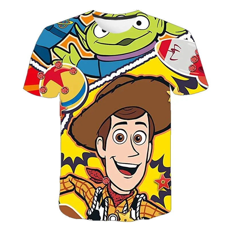 Disney Toy Story 3D patterned boys'T-shirt clothing, quick-drying, breathable, casual,fashionable and trendy children's clothing
Disney Toy Story 3D patterned boys'T-shirt clothing, quick-drying, breathable, casual,fashionable and trendy children's clothing