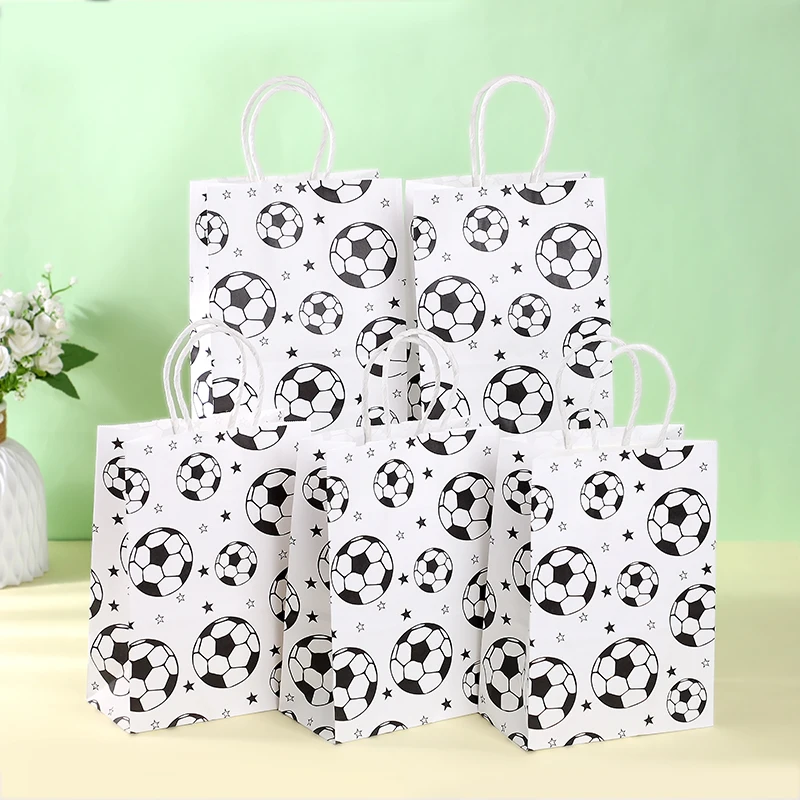 5/10 Pieces Football Paper Bags with Handle Party Favor Decoration Bags children And Adults Football Theme Party Accessories
5/10 Pieces Football Paper Bags with Handle Party Favor Decoration Bags children And Adults Football Theme Party Accessories