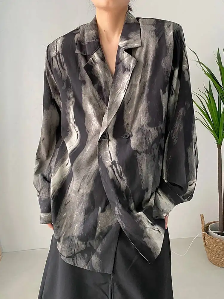 Tie Women Dye Black Should Padded Big Size Blouse New Lapel Long Sleeve Loose Fit Shirt Fashion Spring Autumn 2026 1DF8
Tie Women Dye Black Should Padded Big Size Blouse New Lapel Long Sleeve Loose Fit Shirt Fashion Spring Autumn 2026 1DF8