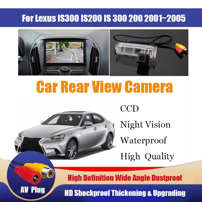 Автомобильная камера заднего вида для Lexus IS300 IS200 IS 300 200 2001 ~ 2005 CCD Full HD камера ночного видения резервная парковочная камера
Автомобильная камера заднего вида для Lexus IS300 IS200 IS 300 200 2001 ~ 2005 CCD Full HD камера ночного видения резервная парковочная камера