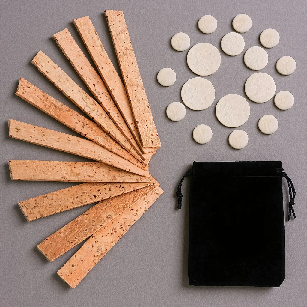 27Pcs Clarinet Repair Accessories Professional Neck Joint Cork Sheet Assorted Colors Tool for Clarinet Instrument Replacement
27Pcs Clarinet Repair Accessories Professional Neck Joint Cork Sheet Assorted Colors Tool for Clarinet Instrument Replacement