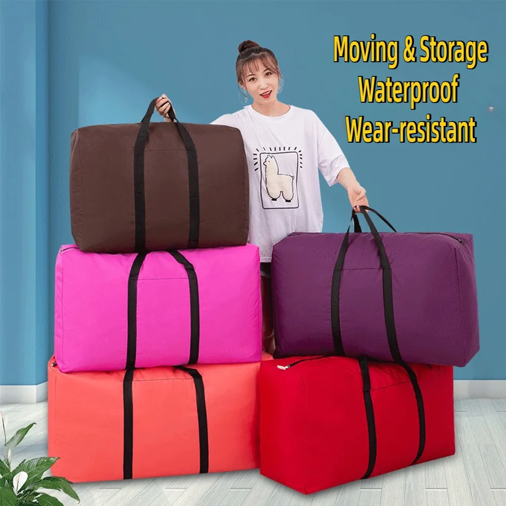 Thickened Waterproof Storage Bag Quilt Clothing Large Capacity Storage Household Organization Oxford Material Moving Organizer
Thickened Waterproof Storage Bag Quilt Clothing Large Capacity Storage Household Organization Oxford Material Moving Organizer