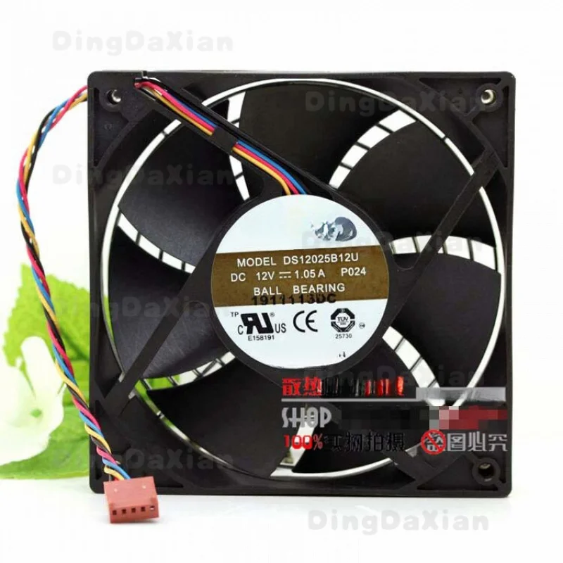 D 1 pcs For AVC DS12025B12U 451780-001 | 12025 12V 1.05A 12CM HP Server Gale Axial Cooling Fan
D 1 pcs For AVC DS12025B12U 451780-001 | 12025 12V 1.05A 12CM HP Server Gale Axial Cooling Fan