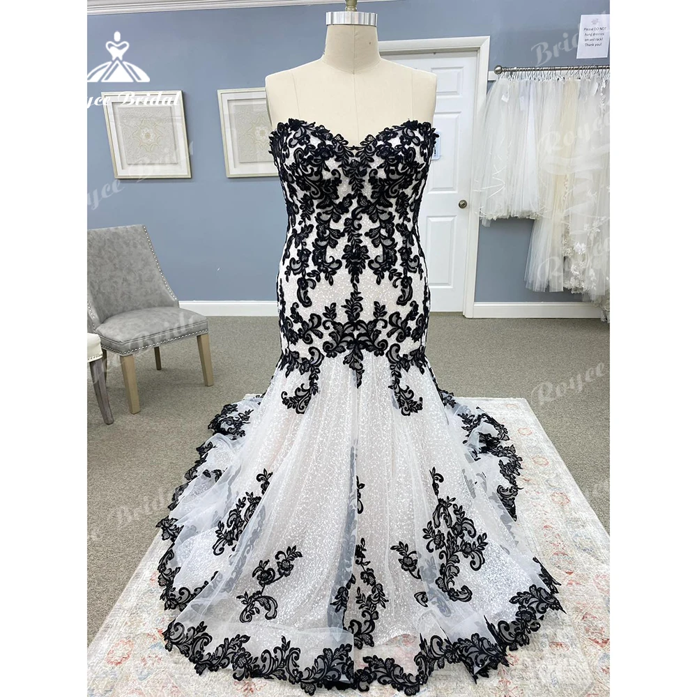 Roycebridal Plus Size Lace Mermaid Wedding Gowns Off the Shoulder Black Boho Bridal Wedding Dresses 2024 Vestidos de Boda
Roycebridal Plus Size Lace Mermaid Wedding Gowns Off the Shoulder Black Boho Bridal Wedding Dresses 2024 Vestidos de Boda