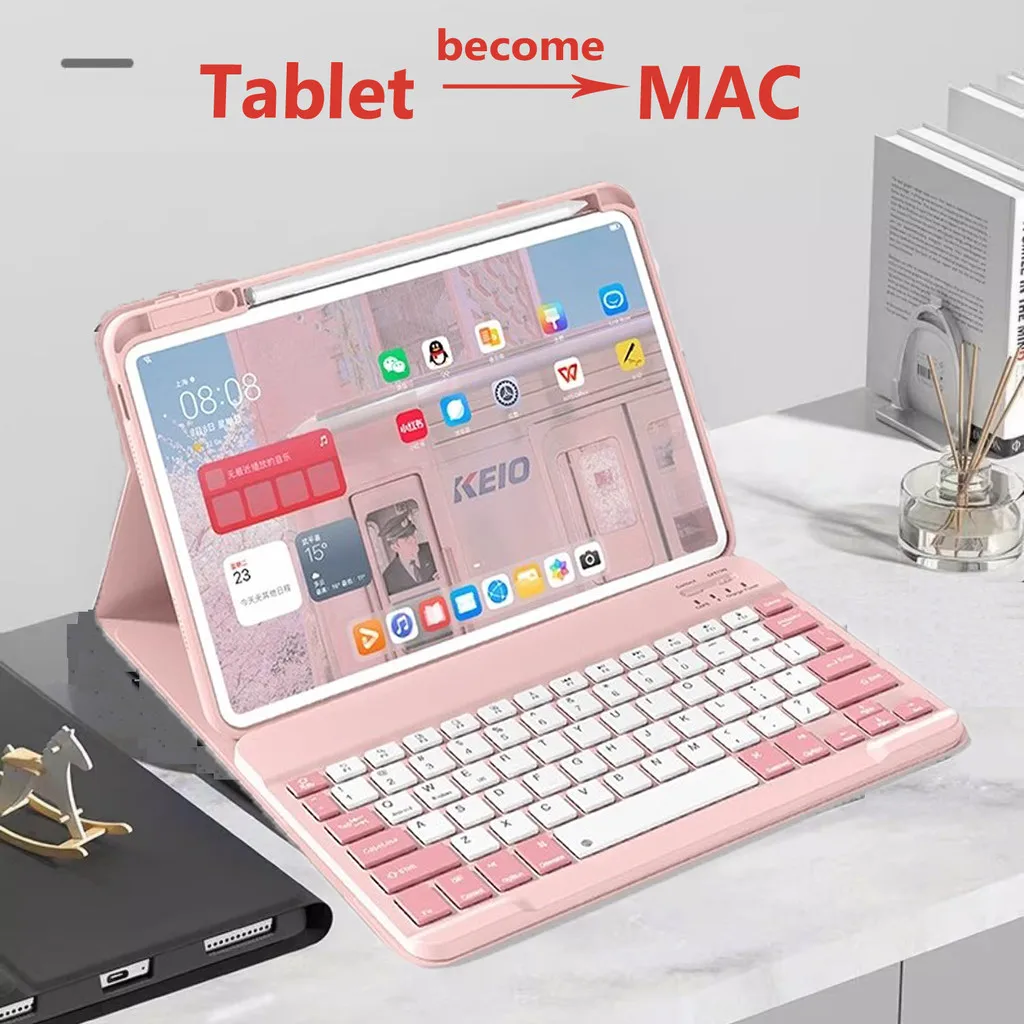 Bluetooth Keyboard for Oppo Pad SE 11" 2025 OPD2417 for OPPO Pad3 11.61 Inch Pad2 Pad 11 Air2 Neo 11.4 Inch Csse Magnetic Cover
Bluetooth Keyboard for Oppo Pad SE 11" 2025 OPD2417 for OPPO Pad3 11.61 Inch Pad2 Pad 11 Air2 Neo 11.4 Inch Csse Magnetic Cover