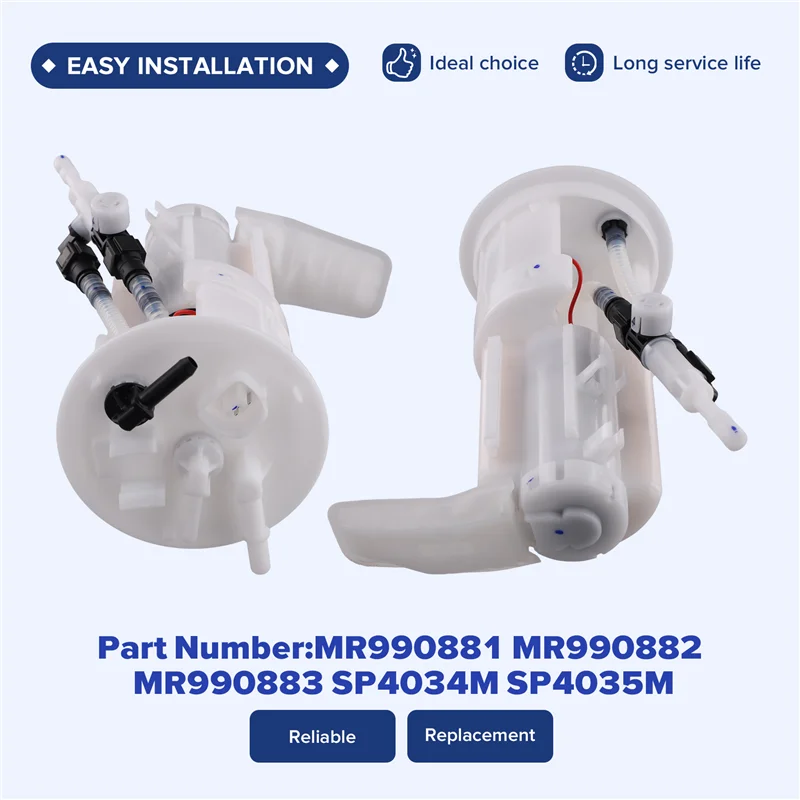 For Mitsubishi Pajero Montero 2002-2006 3.0 3.5 V63 V65 V73 V75 SP4034M SP4035M Fuel Pump Assembly MR990883 Car Replacement Part
For Mitsubishi Pajero Montero 2002-2006 3.0 3.5 V63 V65 V73 V75 SP4034M SP4035M Fuel Pump Assembly MR990883 Car Replacement Part