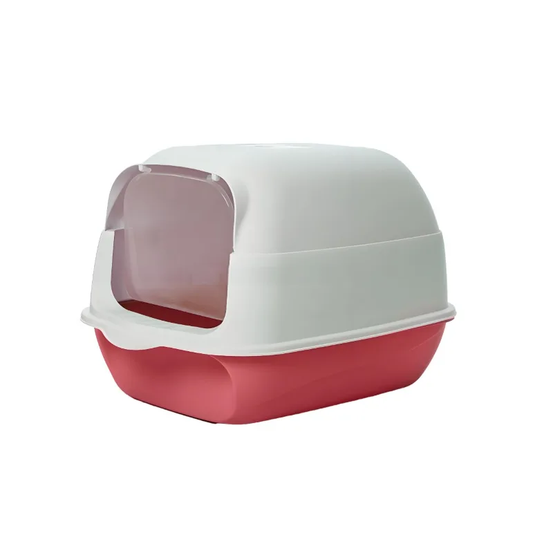 Plastic Oversized Fully Enclosed Detachable Splash Proof Pet Toilet Closed Cat Litter Box with Shovel
Plastic Oversized Fully Enclosed Detachable Splash Proof Pet Toilet Closed Cat Litter Box with Shovel