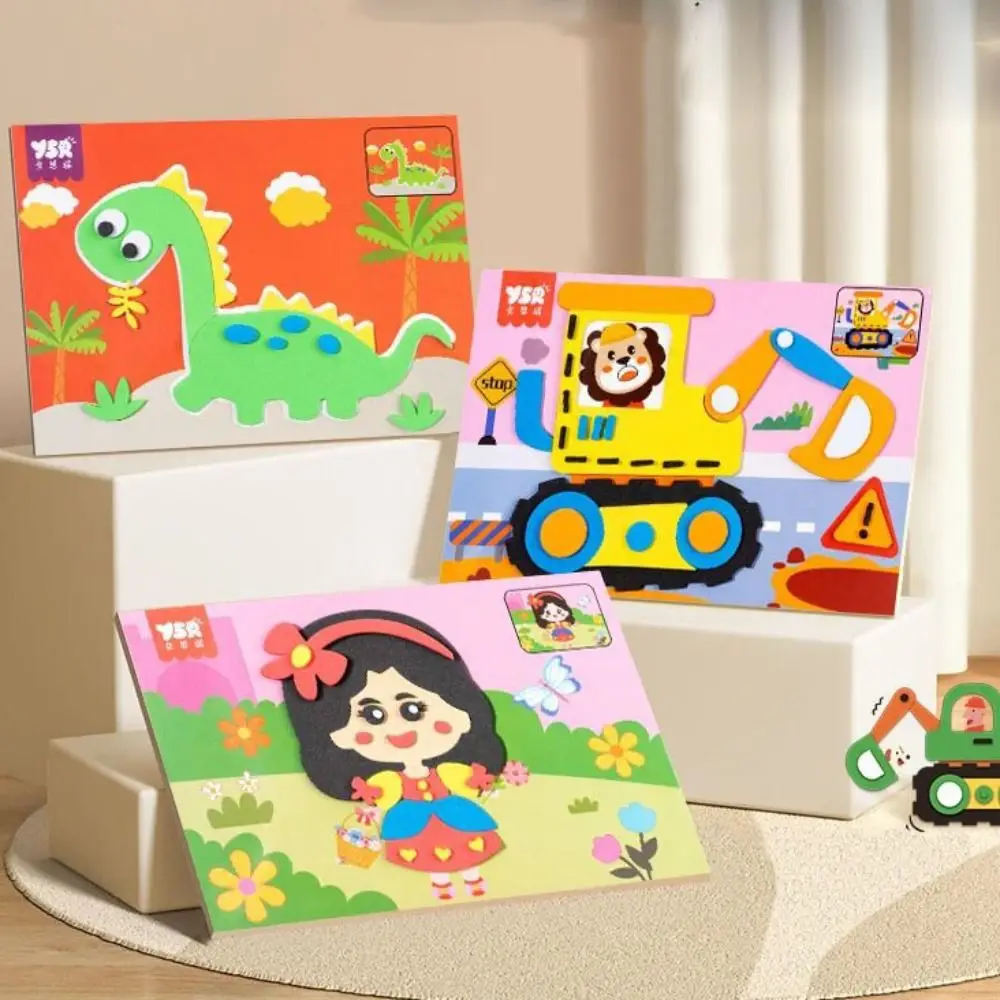 Paper 3D Stereoscopic Sticker Books Handmade Educational Toys DIY Paste Material Kit Montessori Cartoon Animals Sticker Book
Paper 3D Stereoscopic Sticker Books Handmade Educational Toys DIY Paste Material Kit Montessori Cartoon Animals Sticker Book