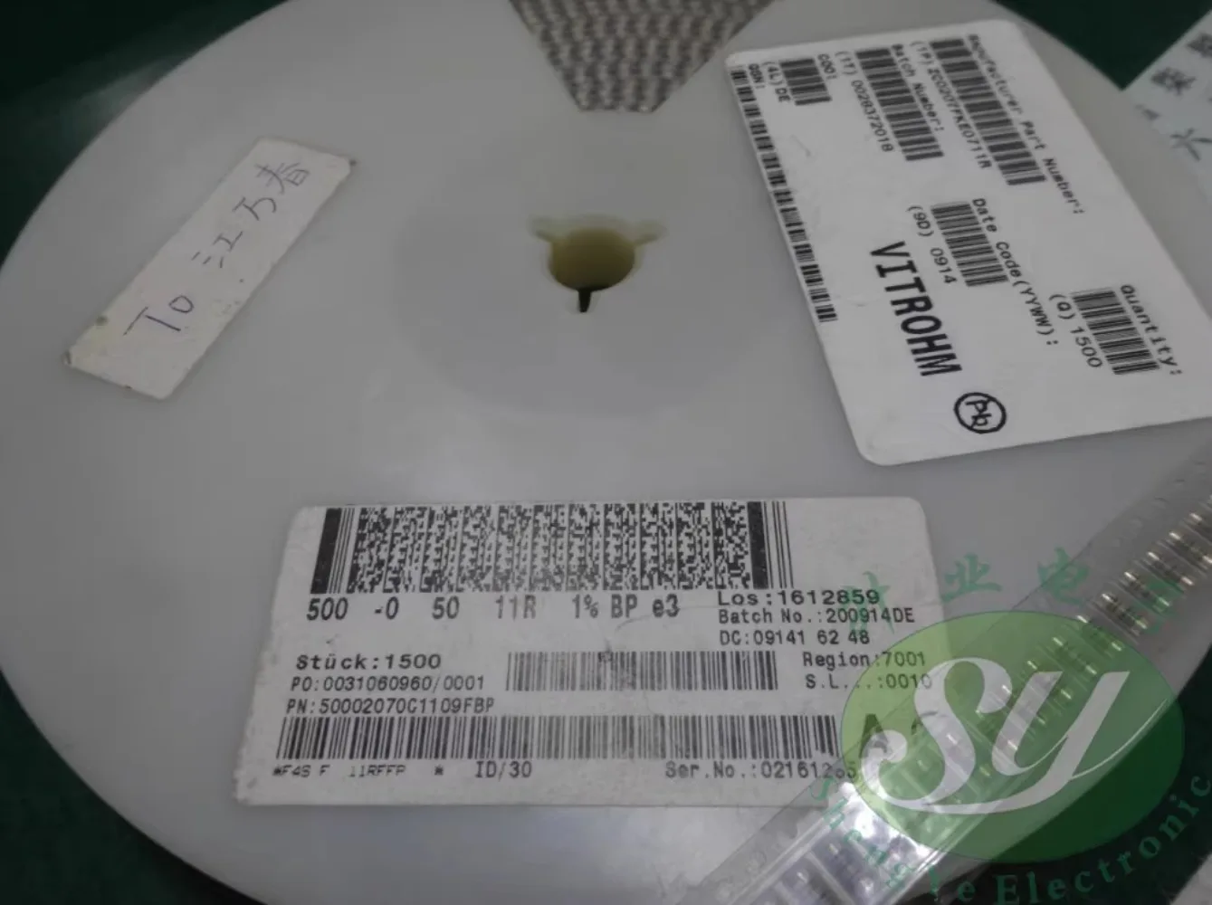 10PCS VITROHM Chip precision color ring wafer resistance 02071% 1W ZC0207FKE0711R 
10PCS VITROHM Chip precision color ring wafer resistance 02071% 1W ZC0207FKE0711R