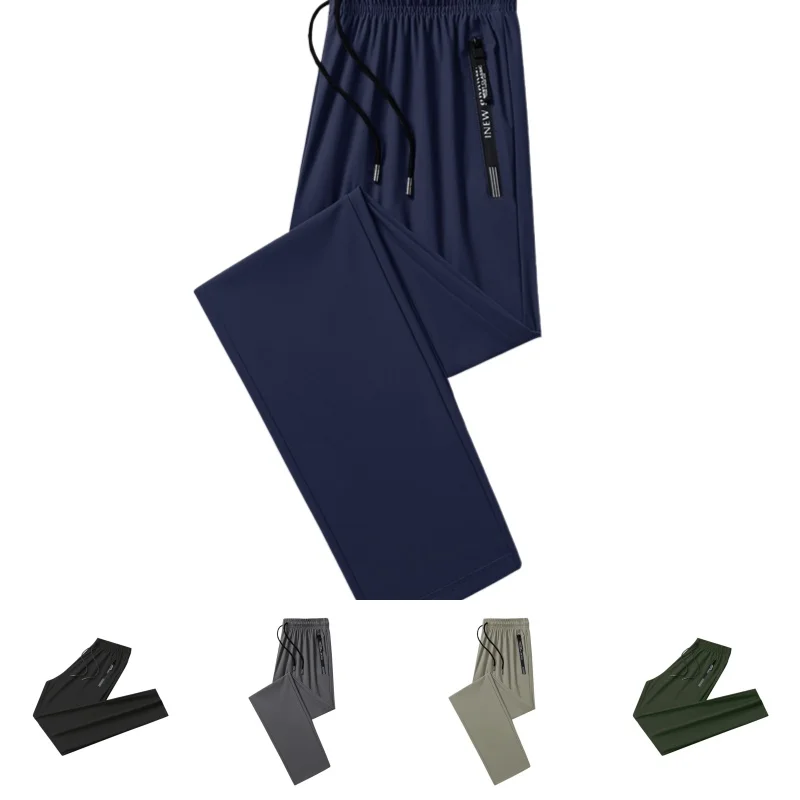 Summer Track Pants Men Quick Drying Solid Color Cool Jogger Pants Fashion Casual Summer Thin Pants Male
Summer Track Pants Men Quick Drying Solid Color Cool Jogger Pants Fashion Casual Summer Thin Pants Male