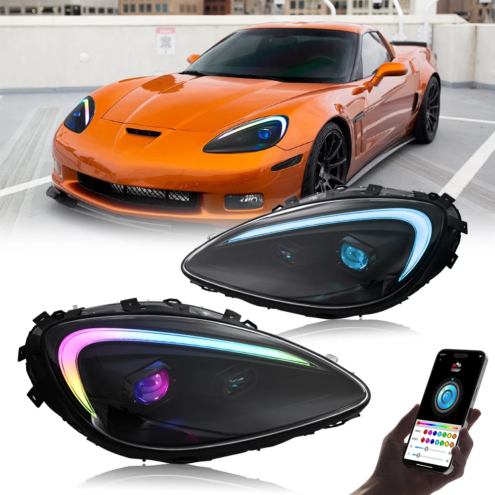 1 Pair Projector Lens LED Headlight Assembly For 2005 2006 2007 2008 2009 2010 2011 2012 2013 Chevy Corvette C6 Headlamp
1 Pair Projector Lens LED Headlight Assembly For 2005 2006 2007 2008 2009 2010 2011 2012 2013 Chevy Corvette C6 Headlamp