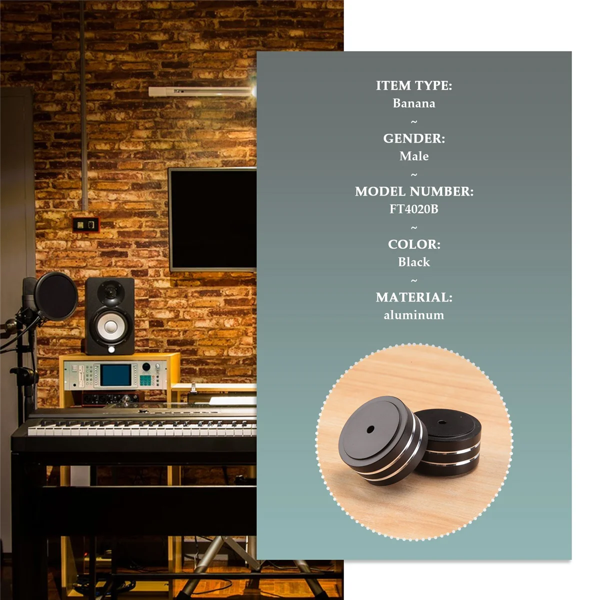Новый 3C-4 шт. 40X20 мм алюминиевый HIFI AMP изолирующая подставка для динамика, подставка для ног проигрывателя (черный)
Новый 3C-4 шт. 40X20 мм алюминиевый HIFI AMP изолирующая подставка для динамика, подставка для ног проигрывателя (черный)