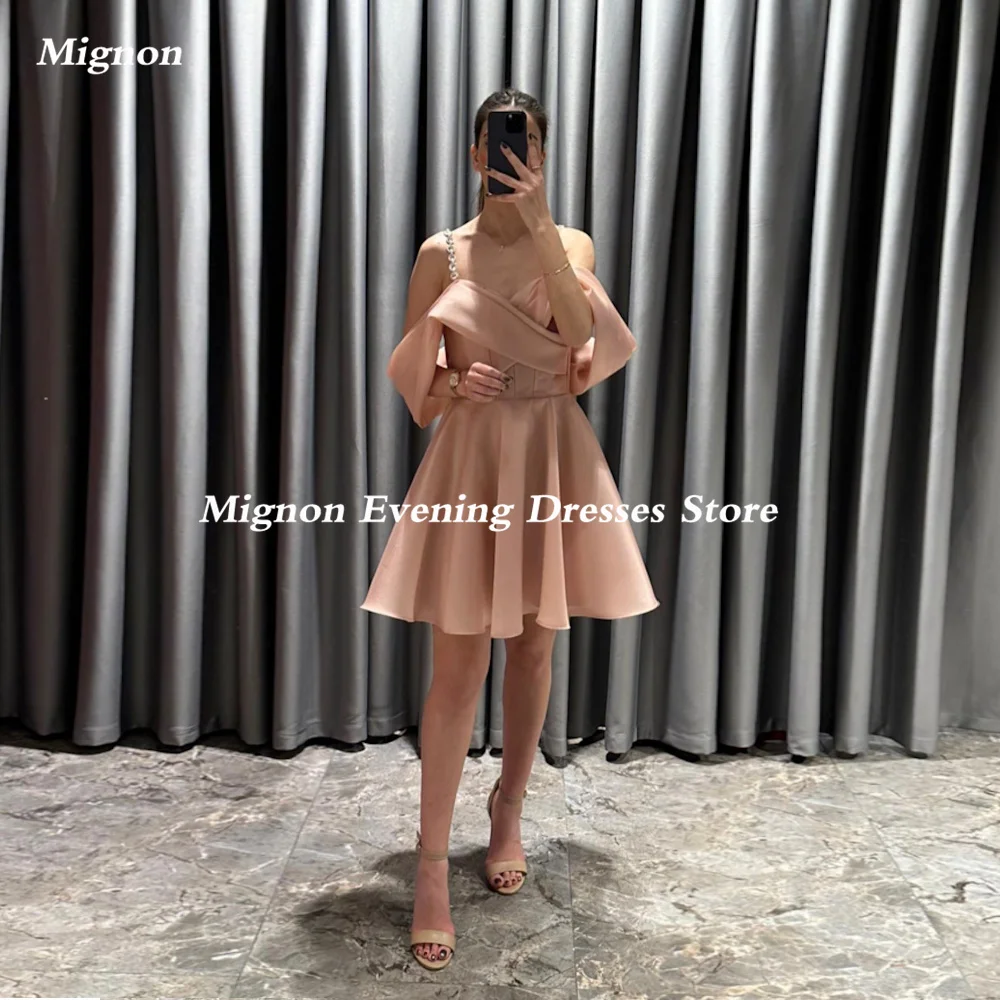 Mignon Satin A-line Sweetheart Prom Gown Ruffle Spaghetti Straps Evening Formal Knee-length Elegant Party Dresses for Women 2023
Mignon Satin A-line Sweetheart Prom Gown Ruffle Spaghetti Straps Evening Formal Knee-length Elegant Party Dresses for Women 2023