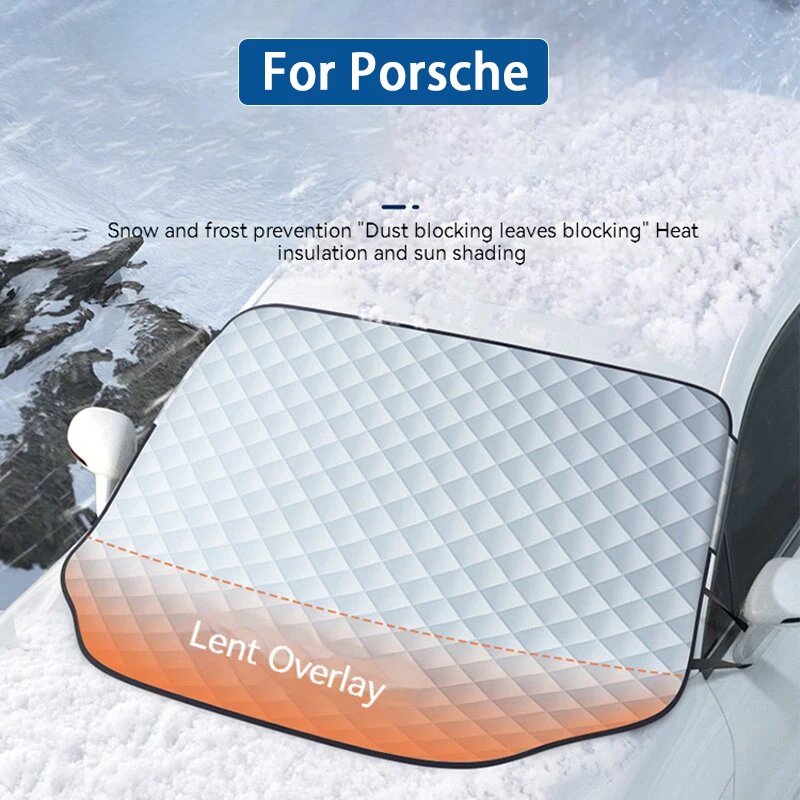 For Porsche Cayman 911 Panamera Cayenne 718 Macan Cayenne Car Front Windshield Sunshade Prevention Snow Shield Waterproof Cover
For Porsche Cayman 911 Panamera Cayenne 718 Macan Cayenne Car Front Windshield Sunshade Prevention Snow Shield Waterproof Cover