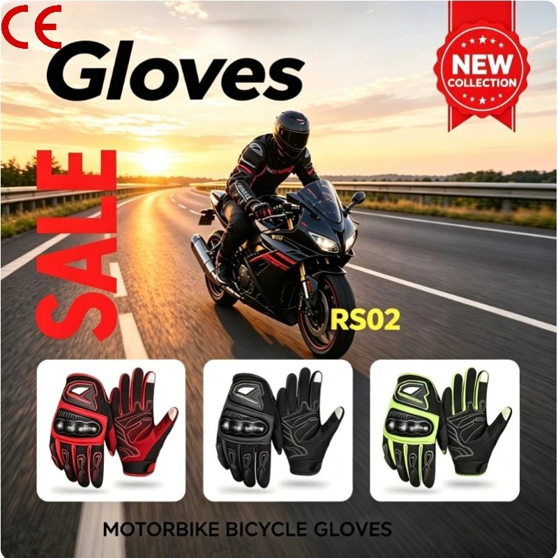 Motorcycle Gloves Breathable Suitable for All Seasons Designed for Riding Protecting Against Falls Off-road Racing Full Finger
Motorcycle Gloves Breathable Suitable for All Seasons Designed for Riding Protecting Against Falls Off-road Racing Full Finger