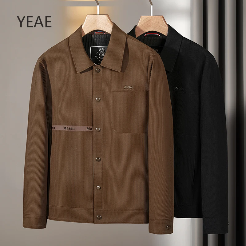 YEAE Spring and Autumn 2025 New Style Lapel Versatile Fashion Design Jacket Man Black Casual Business Windbreak Coat Sweatshirts
YEAE Spring and Autumn 2025 New Style Lapel Versatile Fashion Design Jacket Man Black Casual Business Windbreak Coat Sweatshirts