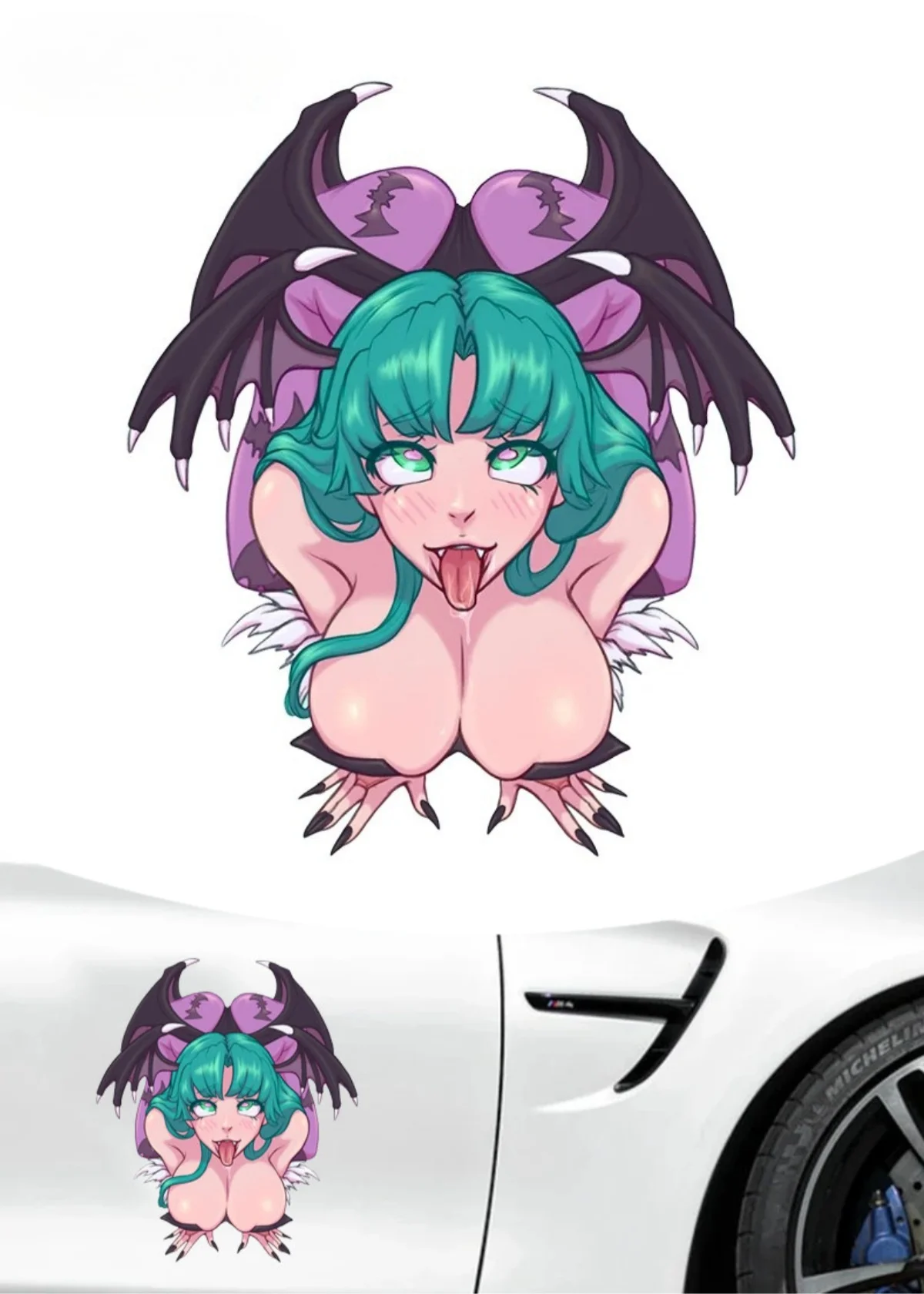 Alluring Ahegao Morrigan Aensland Car Sticker Van Bike Window Bumper Vinyl Decal Window Tuning Laptop Trunk Accessories
Alluring Ahegao Morrigan Aensland Car Sticker Van Bike Window Bumper Vinyl Decal Window Tuning Laptop Trunk Accessories