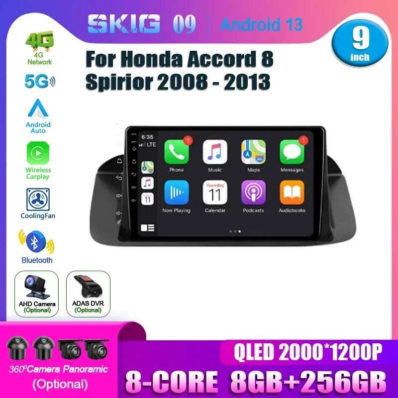 Для Honda Accord 8 Spirior 2008-2013 радио Carplay автомобильный мультимедийный плеер интеллектуальная система Android13 автонавигация беспроводная
Для Honda Accord 8 Spirior 2008-2013 радио Carplay автомобильный мультимедийный плеер интеллектуальная система Android13 автонавигация беспроводная