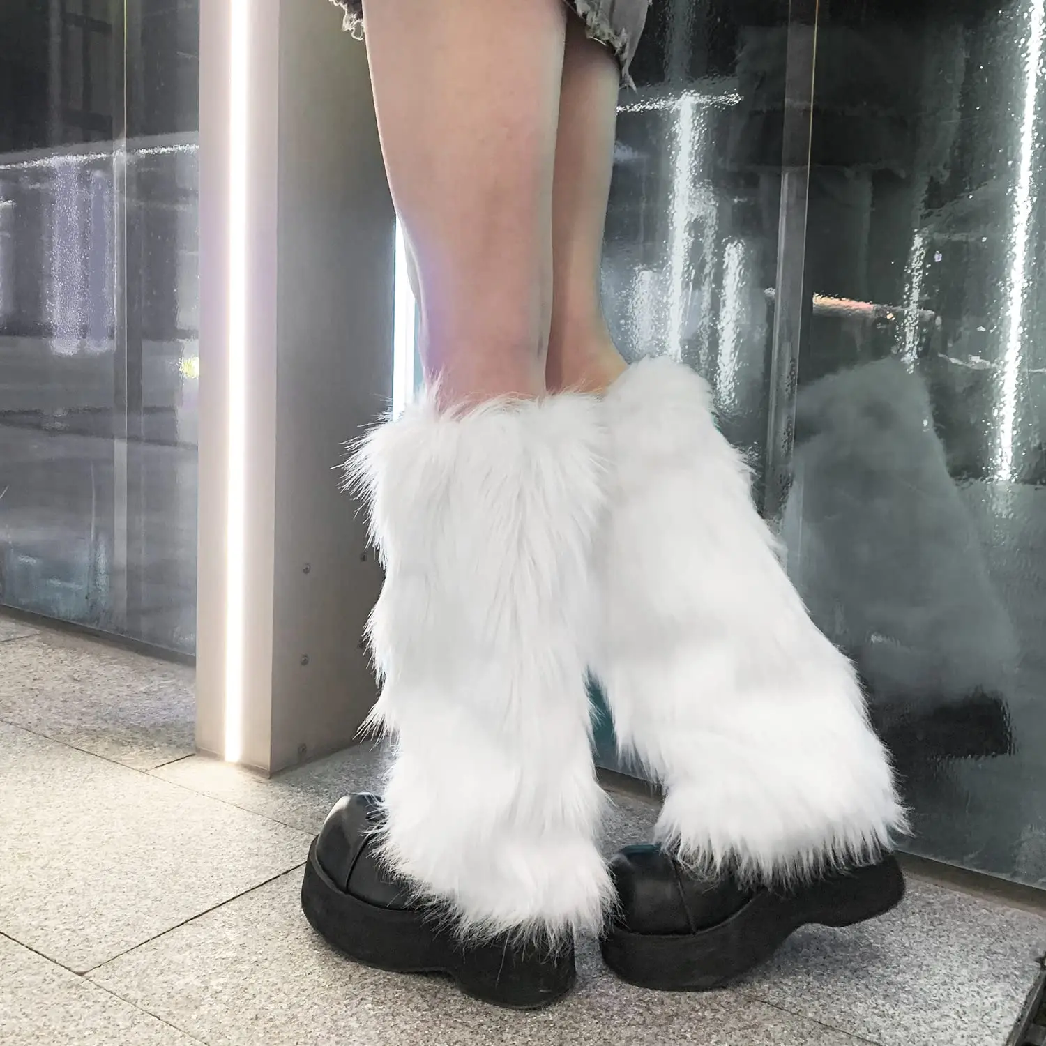 1/2pairs Faux Fur Leg Warmers Women Fall Leggings Jk Boots Stocking Girls Lolita Punk Boot Cover Harajuku Fur Foot Warming Cover
1/2pairs Faux Fur Leg Warmers Women Fall Leggings Jk Boots Stocking Girls Lolita Punk Boot Cover Harajuku Fur Foot Warming Cover