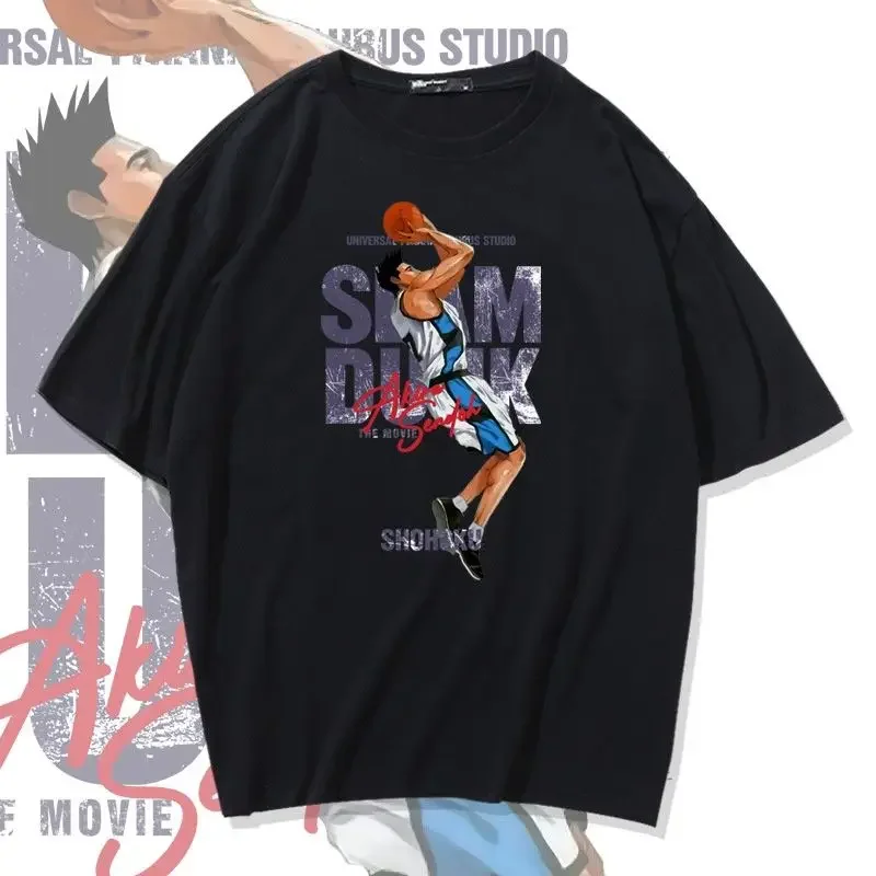 Shionoya SLAM DUNK Peripheral Fall Back Shot Sendao Летняя футболка с короткими рукавами Мужская трендовая брендовая футболка на плечо из чистого хлопка
Shionoya SLAM DUNK Peripheral Fall Back Shot Sendao Летняя футболка с короткими рукавами Мужская трендовая брендовая футболка на плечо из чистого хлопка