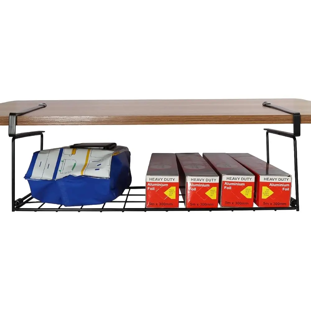 Foil And Plastic Wrap Organizer Kitchen Under Cabinet Desk Pantry Hanging Organizer Storage Foldable Ra (Black)
Foil And Plastic Wrap Organizer Kitchen Under Cabinet Desk Pantry Hanging Organizer Storage Foldable Ra (Black)