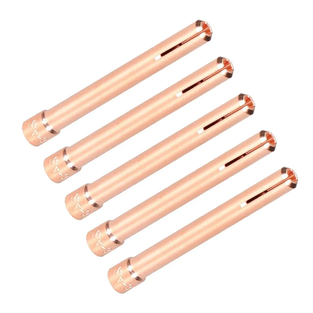 Collet Tips & Bodies Kit Replacement for WP17-26 TIG Torch Series Copper Collet Tips & Bodies Collet Tips & Bodies Kit
Collet Tips & Bodies Kit Replacement for WP17-26 TIG Torch Series Copper Collet Tips & Bodies Collet Tips & Bodies Kit