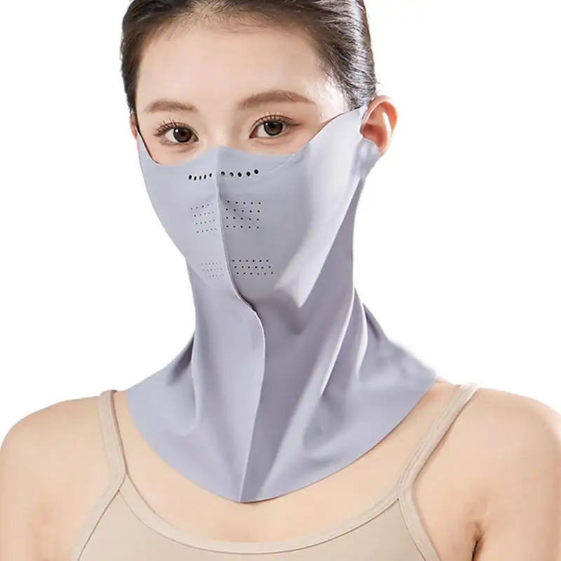 Sun Protection Masque Ice Silk Breathable Veil Sunscreen Face Cover Anti-UV Cooling Neck Gaiter Sports Quick Drying Sweat
Sun Protection Masque Ice Silk Breathable Veil Sunscreen Face Cover Anti-UV Cooling Neck Gaiter Sports Quick Drying Sweat