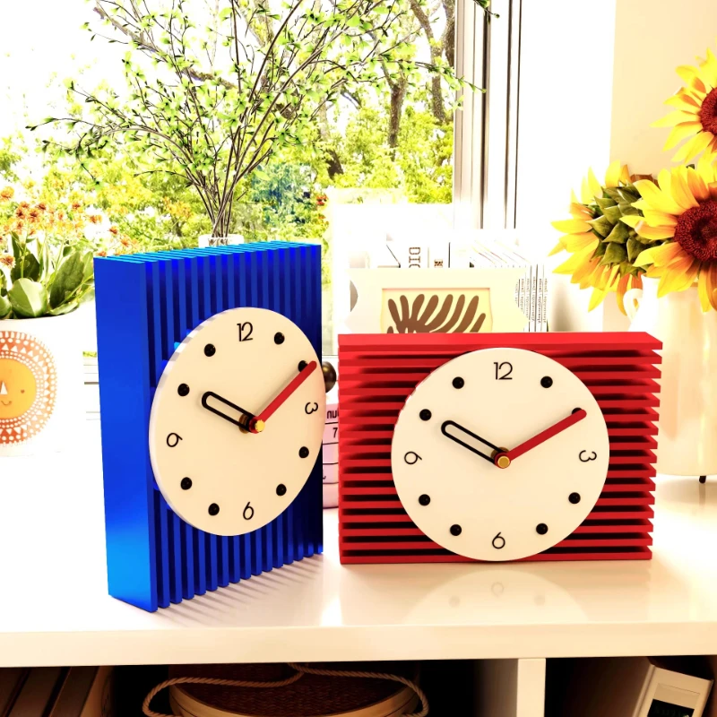 Dopamine Ultra Quiet Desk Clock Elegant Tabletop Ornament Modern Entrance Home Decor Piece Office Living Room Display Clock
Dopamine Ultra Quiet Desk Clock Elegant Tabletop Ornament Modern Entrance Home Decor Piece Office Living Room Display Clock