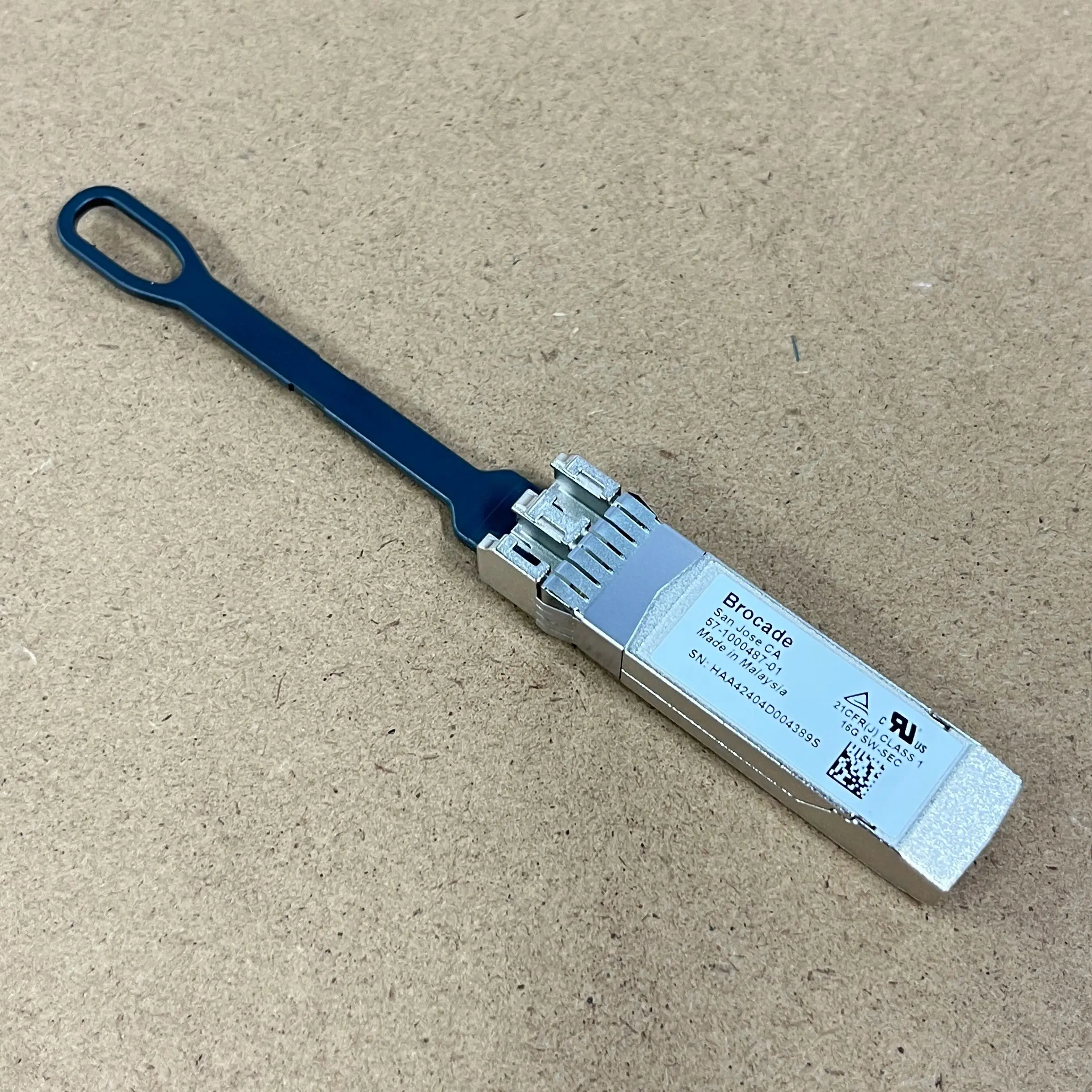 Brocade 57-1000487-01 16G FC SFP+ SWL Gen 7 XBR-000492 16GBASE-SW LC Duplex MMF
Brocade 57-1000487-01 16G FC SFP+ SWL Gen 7 XBR-000492 16GBASE-SW LC Duplex MMF