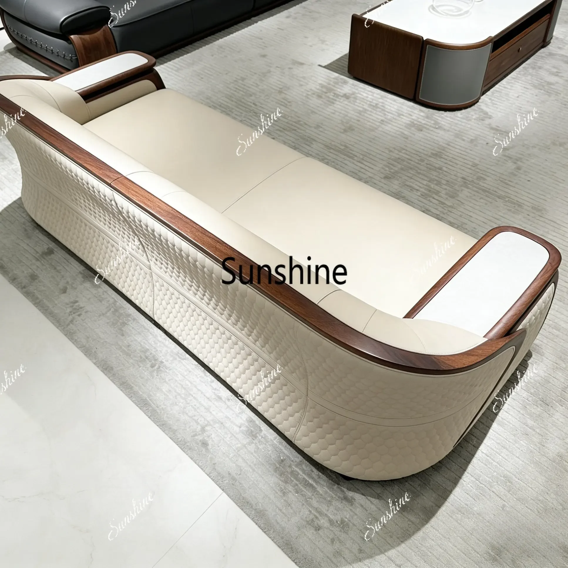 New Chinese high-end solid wood sofa living room villa home
New Chinese high-end solid wood sofa living room villa home