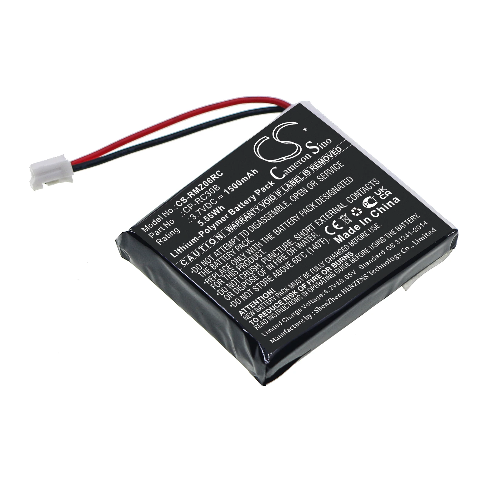 Li-Polymer Keyboard,Mouse Battery for RAZER, 3.7V, 1500mAh, Compatible Models: Mamba RC30-0027101, Mamba RC30-013601
Li-Polymer Keyboard,Mouse Battery for RAZER, 3.7V, 1500mAh, Compatible Models: Mamba RC30-0027101, Mamba RC30-013601