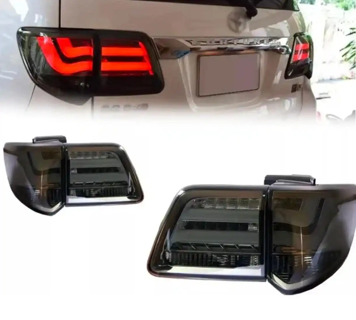 Intelligent Library Factory Wholesale LED Tail Lights For 2012-2015 For Fortuner Model 4x4 Offroad Accessories Rear Smoke
Intelligent Library Factory Wholesale LED Tail Lights For 2012-2015 For Fortuner Model 4x4 Offroad Accessories Rear Smoke