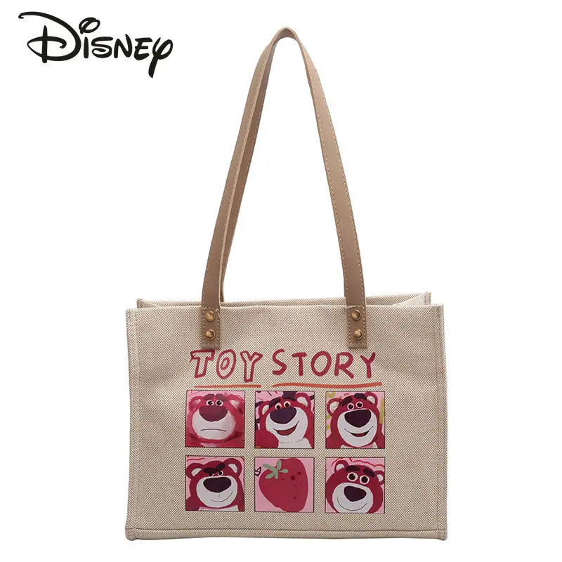 Disney Strawberry Bear New Women's Handbag Mickey Cartoon Fashion Women's Bag Canvas Large Capacity Multifunctional Shoulder Bag
Disney Strawberry Bear New Women's Handbag Mickey Cartoon Fashion Women's Bag Canvas Large Capacity Multifunctional Shoulder Bag