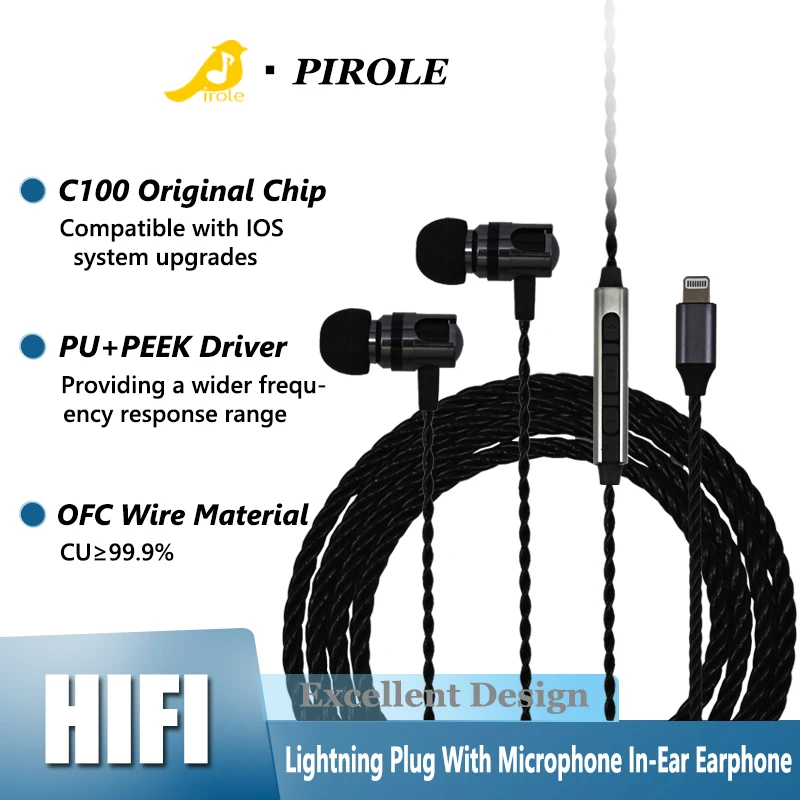 Original Wired Earphones Earbuds With Microphone In-Ear Lightning Headphones For Apple iPhones 5 6 7 8 XS XR 11 12 13 14 Pro Max
Original Wired Earphones Earbuds With Microphone In-Ear Lightning Headphones For Apple iPhones 5 6 7 8 XS XR 11 12 13 14 Pro Max