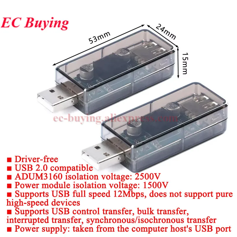 1Pc-5Pcs ADUM3160 USB Power Isolation Board B0505S 1W Digital Signal Audio Isolator Module 1500V Compatible with USB2.0
1Pc-5Pcs ADUM3160 USB Power Isolation Board B0505S 1W Digital Signal Audio Isolator Module 1500V Compatible with USB2.0
