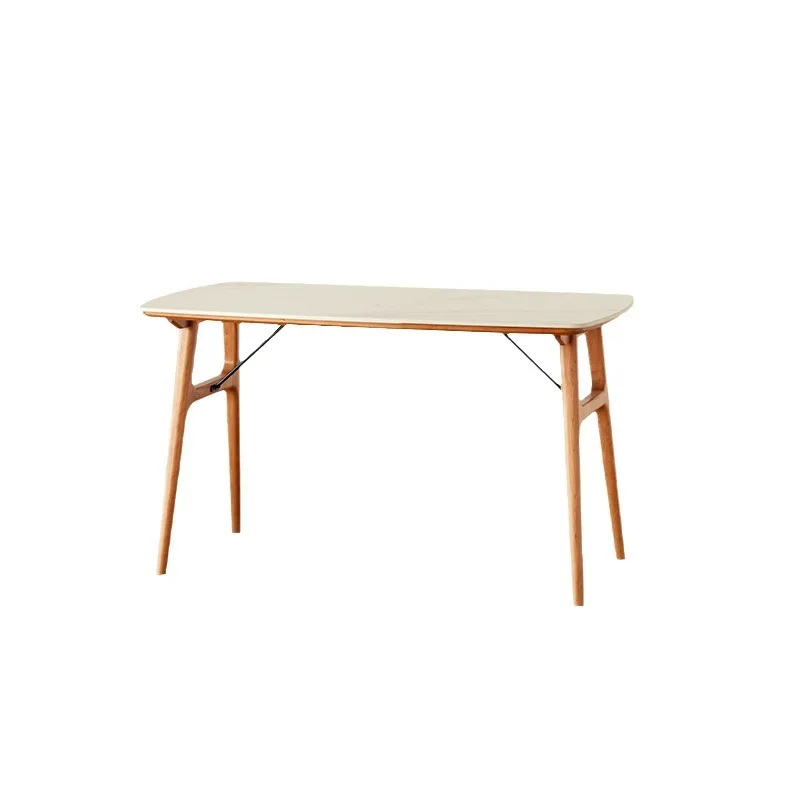 Furniture Slate Dining Table Household Small Unit Nordic Solid Wood Table and Chair Combination Cherry Wood Modern Simple Table
Furniture Slate Dining Table Household Small Unit Nordic Solid Wood Table and Chair Combination Cherry Wood Modern Simple Table