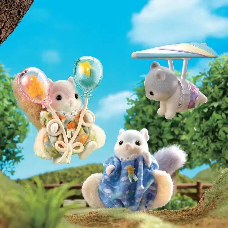 Original Japa Sylvanian Families Flying Squirrel Family Squirrel Kawaii Doll Collectible Souvenir Model Statue Ornament Gift Toy
Original Japa Sylvanian Families Flying Squirrel Family Squirrel Kawaii Doll Collectible Souvenir Model Statue Ornament Gift Toy