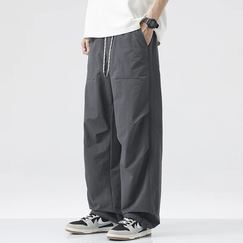 Летние брюки десантника, американский тренд, свободные широкие брюки для мытья полов, мужские японские уличные повседневные брюки
Летние брюки десантника, американский тренд, свободные широкие брюки для мытья полов, мужские японские уличные повседневные брюки