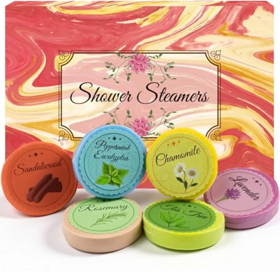 Travel Essentials - Shower Steamers Aromatherapy - Teacher Gifts for Women Men Wife - Birthday Gift for Mom Girls Self Care Rel
Travel Essentials - Shower Steamers Aromatherapy - Teacher Gifts for Women Men Wife - Birthday Gift for Mom Girls Self Care Rel