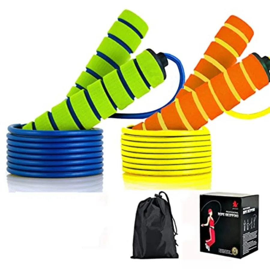 Jump Rope, Jump Ropes for,2 Pack Jump Rope Lightweight andAdjustable andDurable jumping rope for Fitness-Speed Jump Rope for Wo
Jump Rope, Jump Ropes for,2 Pack Jump Rope Lightweight andAdjustable andDurable jumping rope for Fitness-Speed Jump Rope for Wo