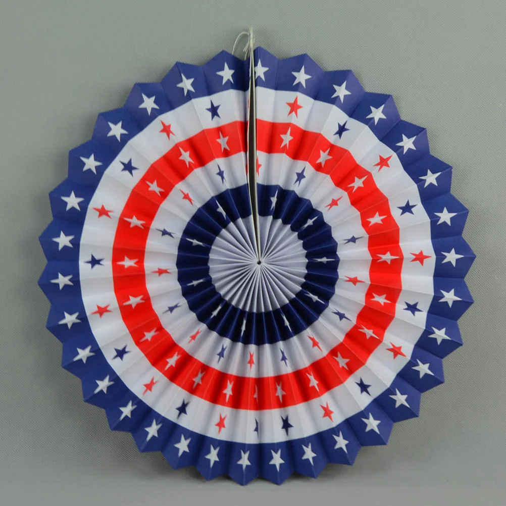 6Pcs Tissue Paper Fans Us Flag Design Party Decorations for Independence Day Celebration Paper Fan Hanging Ornaments
6Pcs Tissue Paper Fans Us Flag Design Party Decorations for Independence Day Celebration Paper Fan Hanging Ornaments