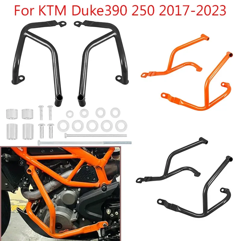 For KTM 250 Duke 390 Duke Heavy Duty Motorcycle Accessories Orange & Black Metal Iron Crash Bars Engine Guard
For KTM 250 Duke 390 Duke Heavy Duty Motorcycle Accessories Orange & Black Metal Iron Crash Bars Engine Guard