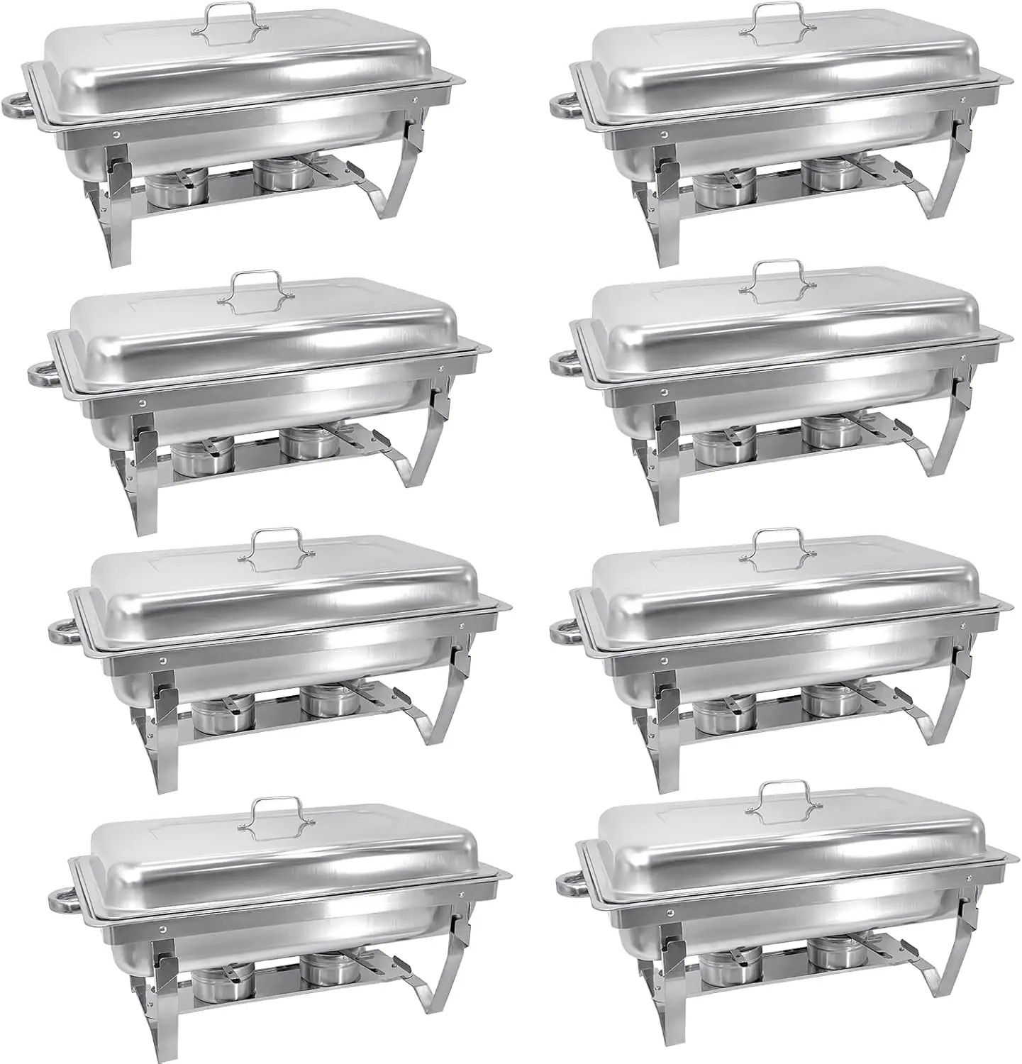 8QT Chafing Dish Buffet Set Stainless Steel Food Warmer Chafer Complete Set with Water Pan, Chafing Fuel Holder
8QT Chafing Dish Buffet Set Stainless Steel Food Warmer Chafer Complete Set with Water Pan, Chafing Fuel Holder