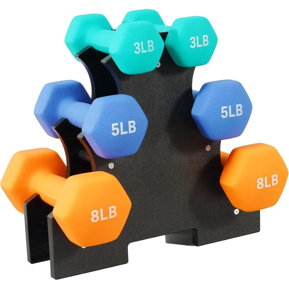 Anti-Slip Dumbbell Set with Rack: 20, 32, 50, 56 LBS Options for Home Gym Workouts
Anti-Slip Dumbbell Set with Rack: 20, 32, 50, 56 LBS Options for Home Gym Workouts